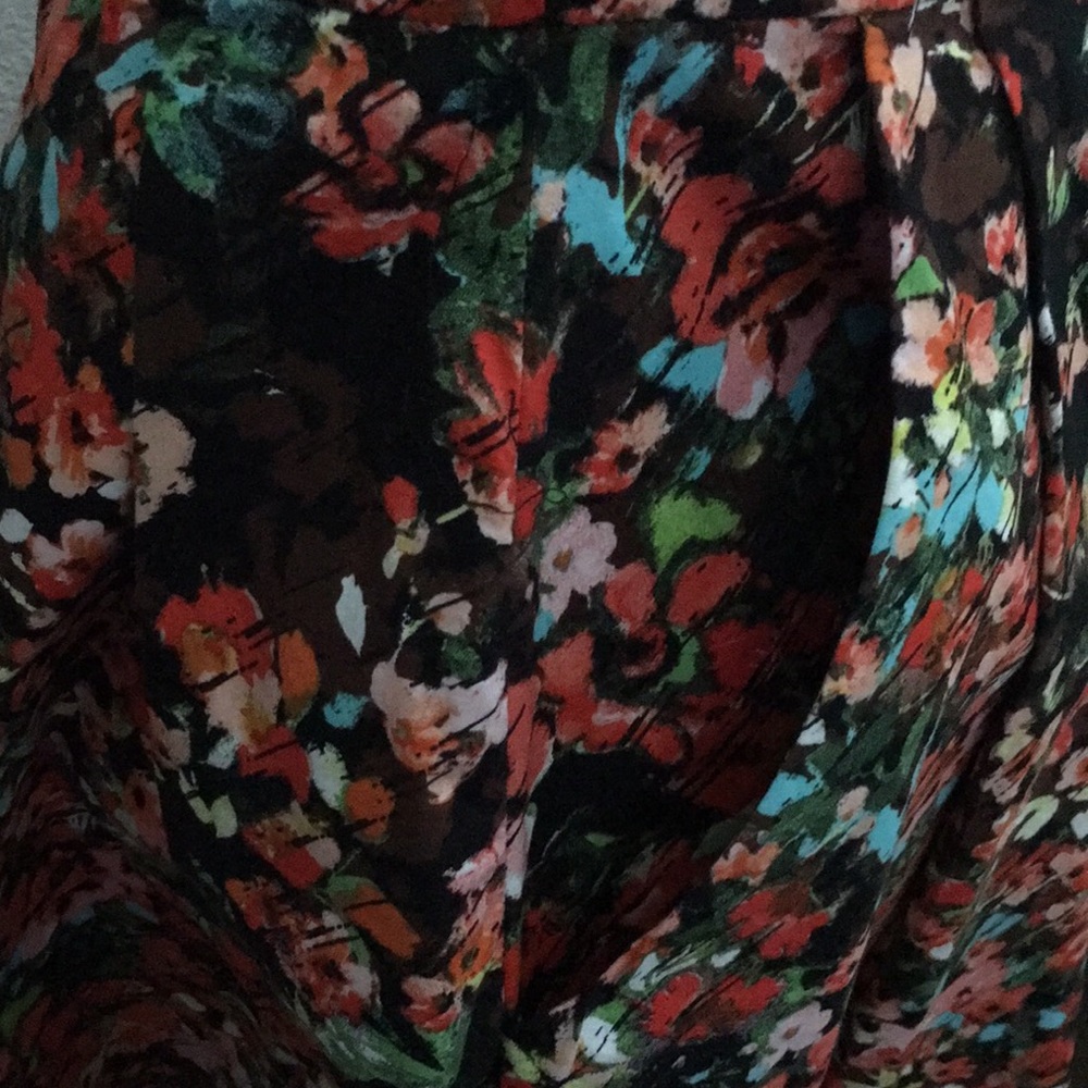 Hpnwot B. Smart Multi Color Floral Short Dress - image 6